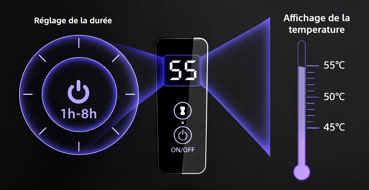 Sèche-serviettes électrique Dojo 280W doré